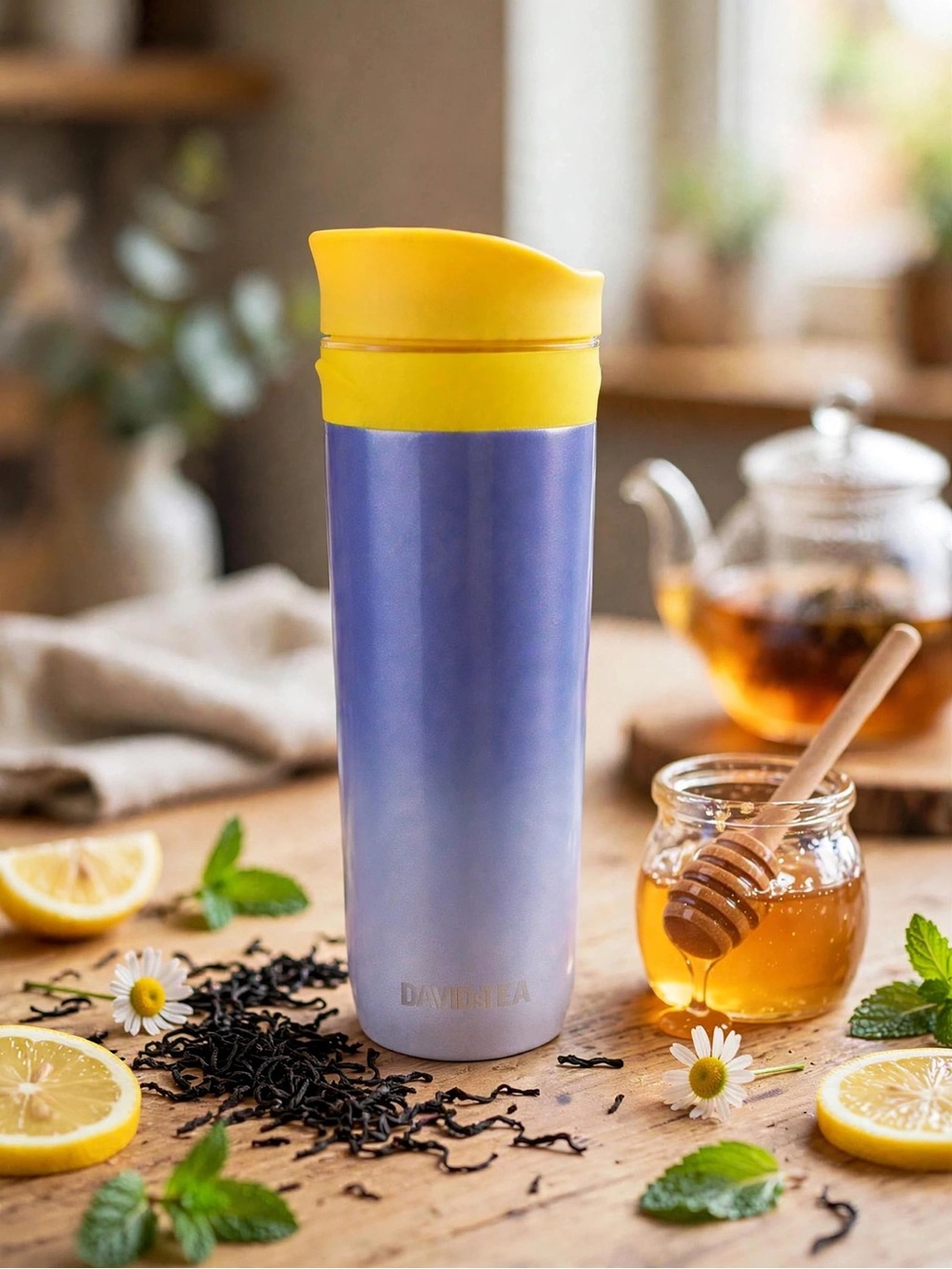 DAVIDsTEA Tea Press - Iridescent Ombre Purple